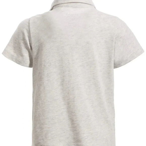 3 Polo Style Shirts Bundled 1 white 1 gray and 1 cherry flame red 24 Months - Picture 3 of 12